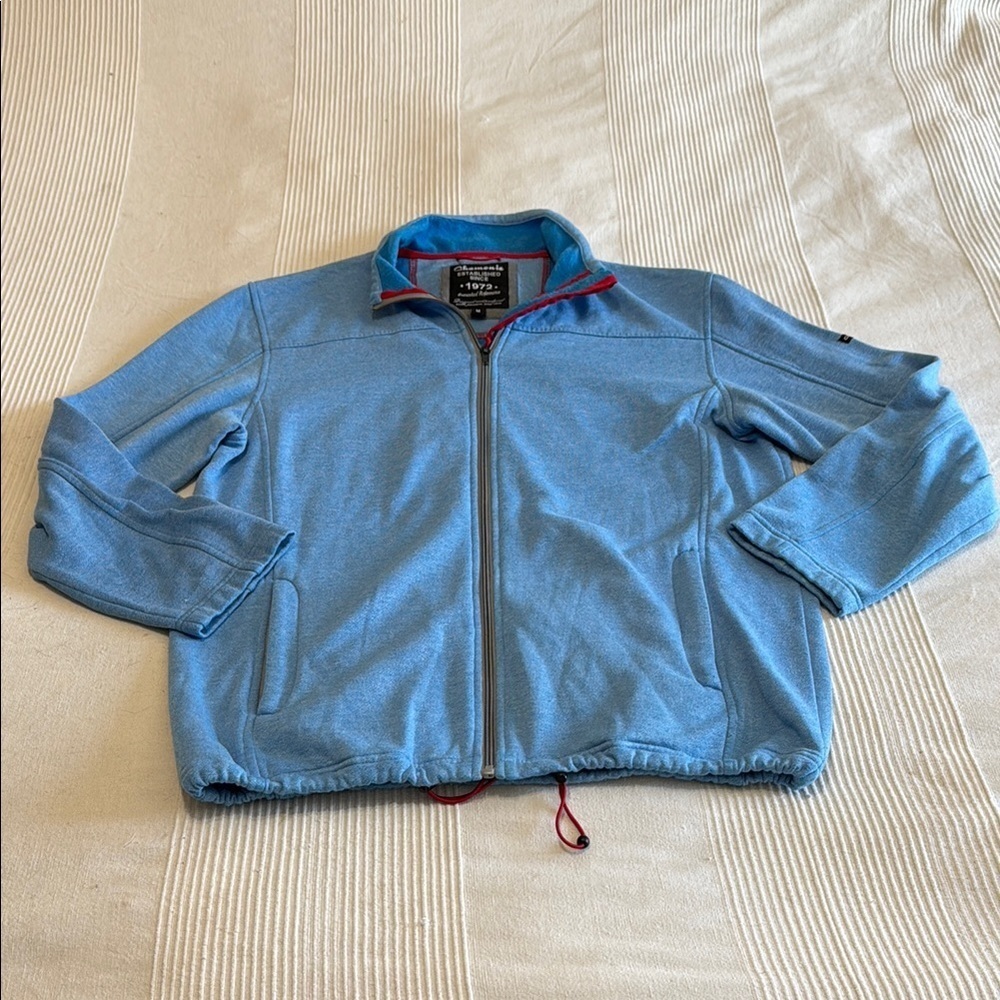 Vintage Chamonix Light Blue Fleece Zip Up Size Medium